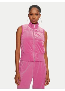 Juicy Couture Bezrękawnik Thunder JCOGL224555 Różowy Slim Fit ze sklepu MODIVO w kategorii Kamizelki damskie - zdjęcie 182729139