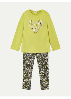 Mayoral Komplet bluzka i legginsy 4713 Żółty Regular Fit ze sklepu MODIVO w kategorii Komplety dziewczęce - zdjęcie 182729175