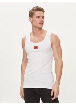Hugo Tank top Edge 50515657 Biały Regular Fit ze sklepu MODIVO w kategorii T-shirty męskie - zdjęcie 182729226