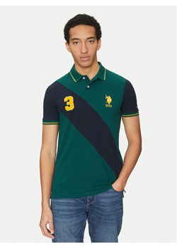 U.S. Polo Assn. Polo MUP3996 Zielony Regular Fit - id: 0000305230645 - marki U.S Polo Assn. - 182729328 U.S. Polo Assn. Polo MUP3996 Zielony Regular Fit ze sklepu MODIVO w kategorii T-shirty męskie - zdjęcie 182729328