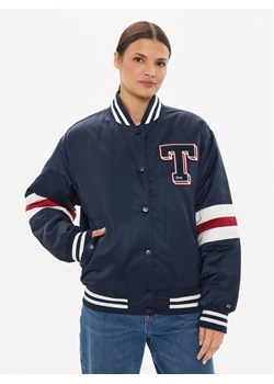 Tommy Jeans Kurtka bomber Letterman DW0DW18306 Granatowy Relaxed Fit - id: 0000303847197 - marki Tommy Jeans - 182729616 Tommy Jeans Kurtka bomber Letterman DW0DW18306 Granatowy Relaxed Fit ze sklepu MODIVO w kategorii Kurtki damskie - zdjęcie 182729616