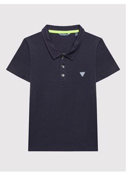 Guess Polo L2GP02 KAPY0 Granatowy Regular Fit ze sklepu MODIVO w kategorii T-shirty chłopięce - zdjęcie 182729627