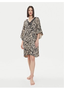 Selmark Sukienka plażowa BJ795 Czarny Relaxed Fit ze sklepu MODIVO w kategorii Odzież plażowa - zdjęcie 182729636