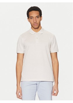 Calvin Klein Polo K10K114475 Beżowy Regular Fit ze sklepu MODIVO w kategorii T-shirty męskie - zdjęcie 182729648