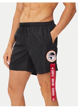 Aeronautica Militare Szorty kąpielowe 241BW219CT2967 Czarny Regular Fit ze sklepu MODIVO w kategorii Kąpielówki - zdjęcie 182729665