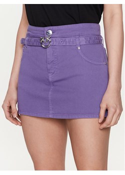 Pinko Szorty jeansowe Dilettante 100324 A0I2 Fioletowy Regular Fit ze sklepu MODIVO w kategorii Szorty - zdjęcie 182729819