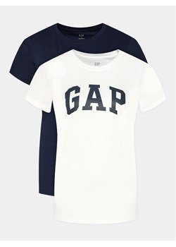 Gap Komplet 2 t-shirtów 548683-00 Granatowy Regular Fit ze sklepu MODIVO w kategorii Bluzki damskie - zdjęcie 182729829