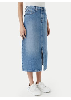 Tommy Hilfiger Spódnica jeansowa WW0WW45501 Niebieski Regular Fit ze sklepu MODIVO w kategorii Spódnice - zdjęcie 182729835