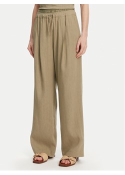 Marella Spodnie materiałowe Fred 2513131085 Zielony Wide Leg ze sklepu MODIVO w kategorii Spodnie damskie - zdjęcie 182729859