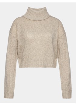 Brave Soul Sweter LK-230LANDOA Beżowy Regular Fit ze sklepu MODIVO w kategorii Swetry damskie - zdjęcie 182729888
