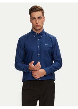 Boss Koszula H-Roan 50521996 Niebieski Slim Fit ze sklepu MODIVO w kategorii Koszule męskie - zdjęcie 182730015