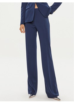 Pinko Spodnie materiałowe Hulka 100054 A0HM Granatowy Regular Fit ze sklepu MODIVO w kategorii Spodnie damskie - zdjęcie 182730065