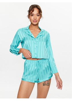 Hunkemöller Koszulka piżamowa 203163 Niebieski Comfortable Fit ze sklepu MODIVO w kategorii Piżamy damskie - zdjęcie 182730095