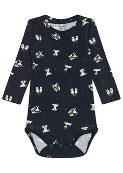 NAME IT Body dziecięce Soren 13187452 Granatowy Regular Fit ze sklepu MODIVO w kategorii Body niemowlęce - zdjęcie 182730096