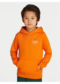 Tommy Hilfiger Bluza Logo Print KB0KB09193 Pomarańczowy Regular Fit ze sklepu MODIVO w kategorii Bluzy chłopięce - zdjęcie 182730109