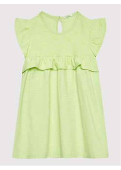 United Colors Of Benetton Sukienka codzienna 31KAAV001 Zielony Regular Fit ze sklepu MODIVO w kategorii Sukienki niemowlęce - zdjęcie 182730227