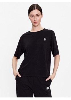 DKNY Koszulka piżamowa YI2422635 Czarny Loose Fit ze sklepu MODIVO w kategorii Piżamy damskie - zdjęcie 182730237