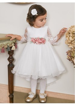 Abel & Lula Sukienka elegancka 5509 Biały Regular Fit ze sklepu MODIVO w kategorii Sukienki niemowlęce - zdjęcie 182730408