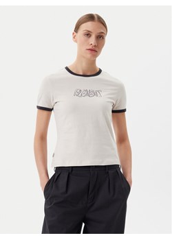 Element T-Shirt ELJZT00138 Beżowy Regular Fit ze sklepu MODIVO w kategorii Bluzki damskie - zdjęcie 182730537