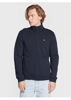 Napapijri Bluza Balis NP0A4GBA Granatowy Regular Fit ze sklepu MODIVO w kategorii Bluzy męskie - zdjęcie 182730579
