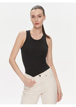 Calvin Klein Top Modal Rib Tank Top K20K206406 Czarny Slim Fit ze sklepu MODIVO w kategorii Bluzki damskie - zdjęcie 182730915