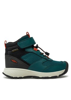 Keen Sneakersy Skua Waterproof Boot 1029629 Zielony ze sklepu MODIVO w kategorii Buty sportowe dziecięce - zdjęcie 182730957