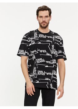 Karl Lagerfeld Jeans T-Shirt 240D1709 Czarny Relaxed Fit ze sklepu MODIVO w kategorii T-shirty męskie - zdjęcie 182730998