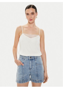Morgan Top 241-BAMBE Écru Regular Fit ze sklepu MODIVO w kategorii Bluzki damskie - zdjęcie 182731028