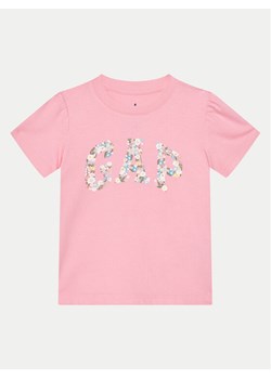 Gap T-Shirt 736118-01 Różowy Regular Fit ze sklepu MODIVO w kategorii Bluzki dziewczęce - zdjęcie 182731187