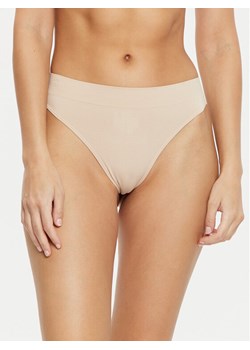 LAUREN RALPH LAUREN Stringi 4L0010 Beżowy ze sklepu MODIVO w kategorii Majtki damskie - zdjęcie 182731217