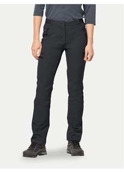 Jack Wolfskin Spodnie outdoor Geigelstein 1507731 Czarny Regular Fit ze sklepu MODIVO w kategorii Spodnie damskie - zdjęcie 182731236