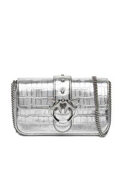 PINKO Torebka Love One Pocket Simply C AI 24-25 PLTT 103838 A1W5 Srebrny ze sklepu MODIVO w kategorii Kopertówki - zdjęcie 182731367
