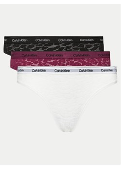Calvin Klein Underwear Komplet 3 par fig klasycznych 000QD5069E Kolorowy ze sklepu MODIVO w kategorii Majtki damskie - zdjęcie 182731378