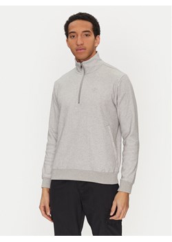 adidas Bluza Trefoil Essentials Waffle JD2447 Szary Regular Fit ze sklepu MODIVO w kategorii Bluzy męskie - zdjęcie 182731385