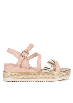 JENNY Sandały LB-P1092-YLD Różowy ze sklepu MODIVO w kategorii Espadryle damskie - zdjęcie 182731426