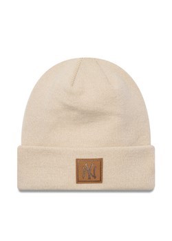 New Era Czapka Team Patch Cuff Bea 60565198 Beżowy ze sklepu MODIVO w kategorii Czapki zimowe damskie - zdjęcie 182731538