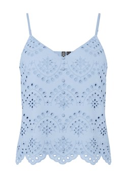 Pieces Top Vilde 17156563 Błękitny Regular Fit - id: 0000304916298 - marki Pieces - 182731637 Pieces Top Vilde 17156563 Błękitny Regular Fit ze sklepu MODIVO w kategorii Bluzki damskie - zdjęcie 182731637