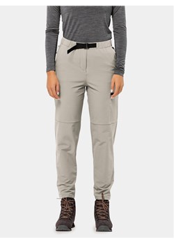 Jack Wolfskin Spodnie outdoor Wandermood Pants 1508441 Szary Regular Fit ze sklepu MODIVO w kategorii Spodnie damskie - zdjęcie 182731846