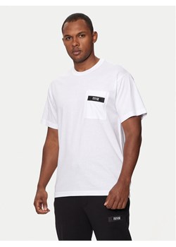 Versace Jeans Couture T-Shirt 76GAHE05 Biały Regular Fit ze sklepu MODIVO w kategorii T-shirty męskie - zdjęcie 182731875