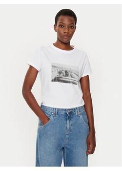 BOSS T-Shirt 50541264 Biały Regular Fit ze sklepu MODIVO w kategorii Bluzki damskie - zdjęcie 182731916