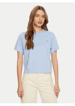 Guess Jeans T-Shirt W4YI05 K8HM0 Niebieski Regular Fit ze sklepu MODIVO w kategorii Bluzki damskie - zdjęcie 182732017
