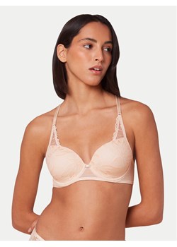 Triumph Biustonosz z fiszbiną Amourette Charm Delight 10217879 Beżowy ze sklepu MODIVO w kategorii Biustonosze - zdjęcie 182732107