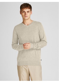 Jack&Jones Sweter 12208365 Beżowy Regular Fit ze sklepu MODIVO w kategorii Swetry męskie - zdjęcie 182732147