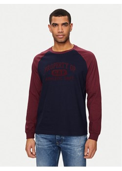 Gap Longsleeve 765764-02 Granatowy Regular Fit ze sklepu MODIVO w kategorii T-shirty męskie - zdjęcie 182732186