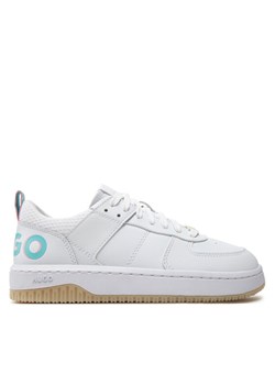 HUGO Sneakersy Kilian Tenn Flypu 50517146 Biały ze sklepu MODIVO w kategorii Buty sportowe damskie - zdjęcie 182732287