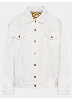 Michael Kors Kurtka jeansowa MR4104U80V Biały Relaxed Fit - id: 0000303959746 - marki Michael Kors - 182732305 Michael Kors Kurtka jeansowa MR4104U80V Biały Relaxed Fit ze sklepu MODIVO w kategorii Kurtki damskie - zdjęcie 182732305