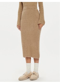 Liu Jo Spódnica midi WF4391 MA43P Beżowy Regular Fit ze sklepu MODIVO w kategorii Spódnice - zdjęcie 182732316