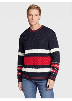 J.Lindeberg Sweter Orion FMKW06531 Granatowy Regular Fit ze sklepu MODIVO w kategorii Swetry męskie - zdjęcie 182732449
