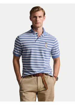 Polo Ralph Lauren Polo 710941863001 Niebieski Custom Slim Fit ze sklepu MODIVO w kategorii T-shirty męskie - zdjęcie 182732468