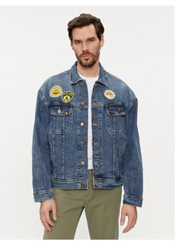 Lee Kurtka jeansowa Rider 112350102 Niebieski Relaxed Fit ze sklepu MODIVO w kategorii Kurtki męskie - zdjęcie 182732558